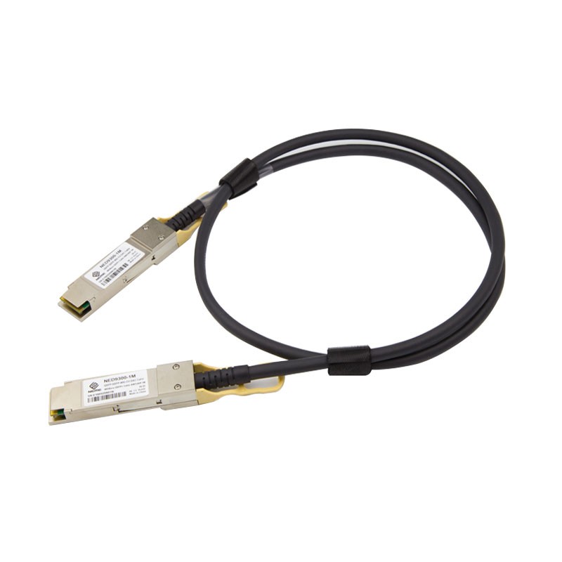 Customized 40G QSFP+ Passive Direct Attach Copper Twinax Cable 30AWG